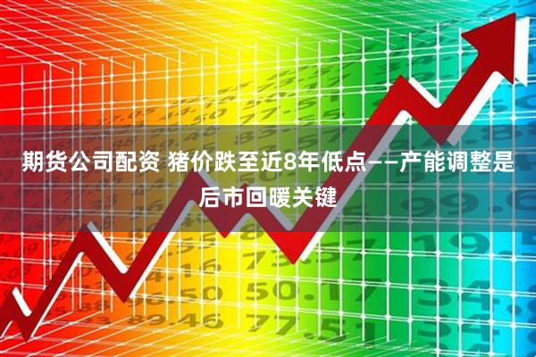 期货公司配资 猪价跌至近8年低点——产能调整是后市回暖关键