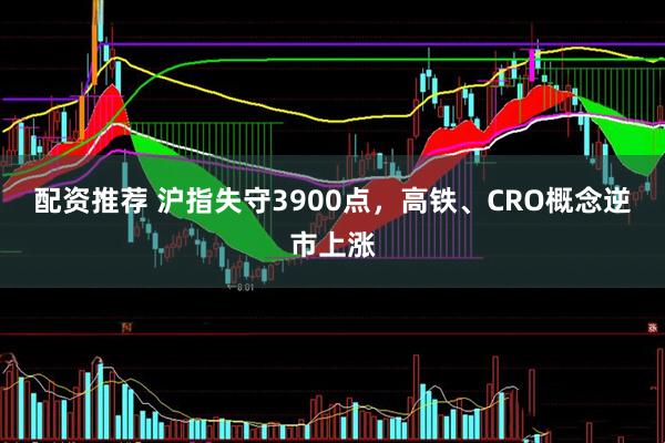 配资推荐 沪指失守3900点，高铁、CRO概念逆市上涨